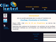 Tablet Screenshot of climlambert.com